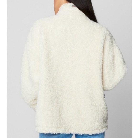 NWOT Blank NYC Bear Hug Jean Denim Sherpa Jean Jacket Small S - Picture 13 of 13